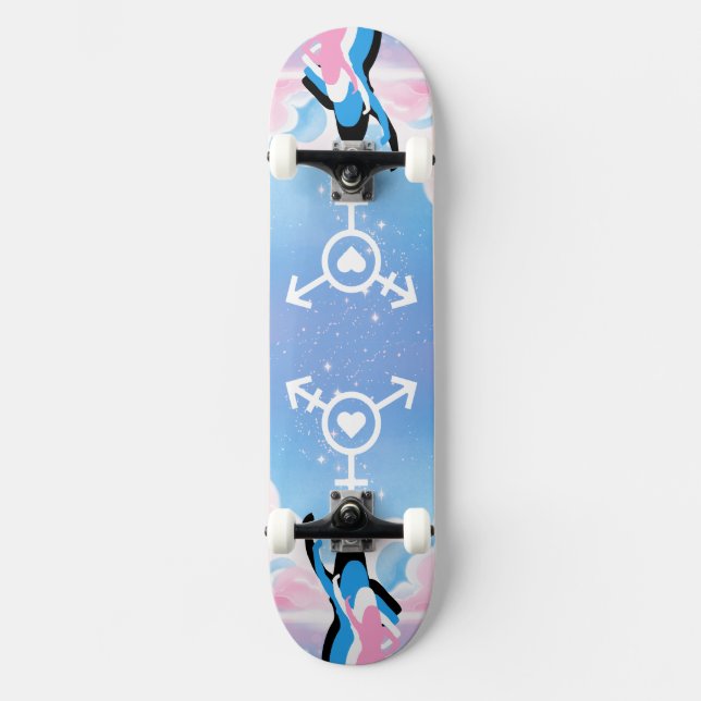 Transsignalen Mini Skateboard Bräda 18,5 Cm (Framsida)