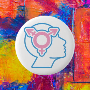 Transstolt symbol knapp