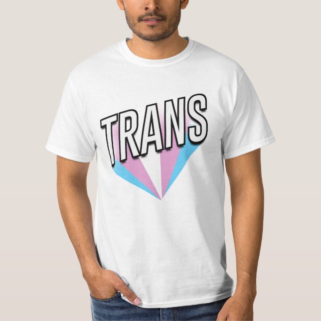 Transstolthet exploderar Trans T Shirt (Framsida)