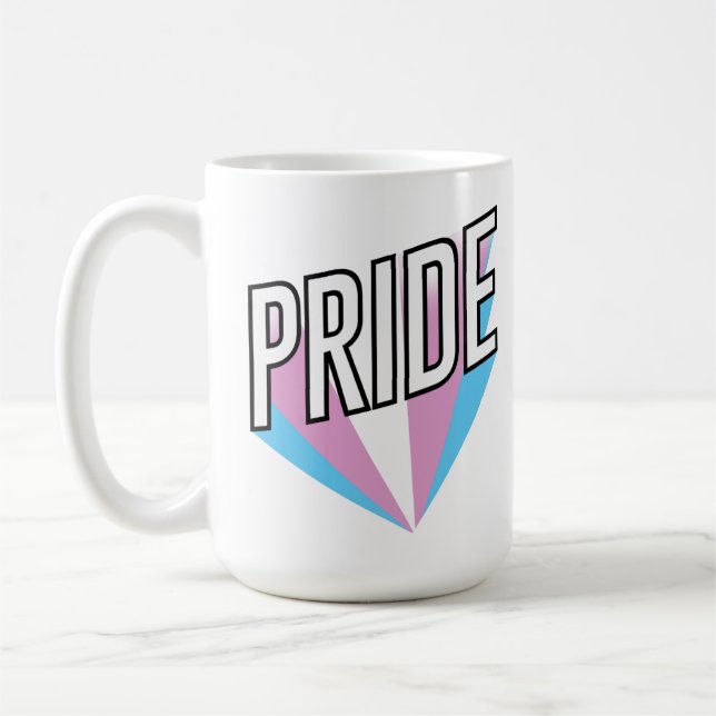 Transstolthet explosion kaffemugg (Vänster)