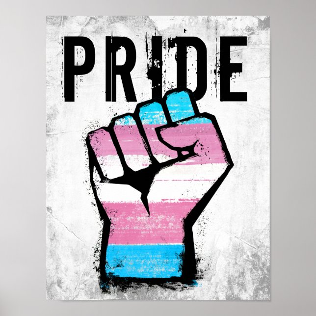 Transstolthet näve poster (Framsidan)