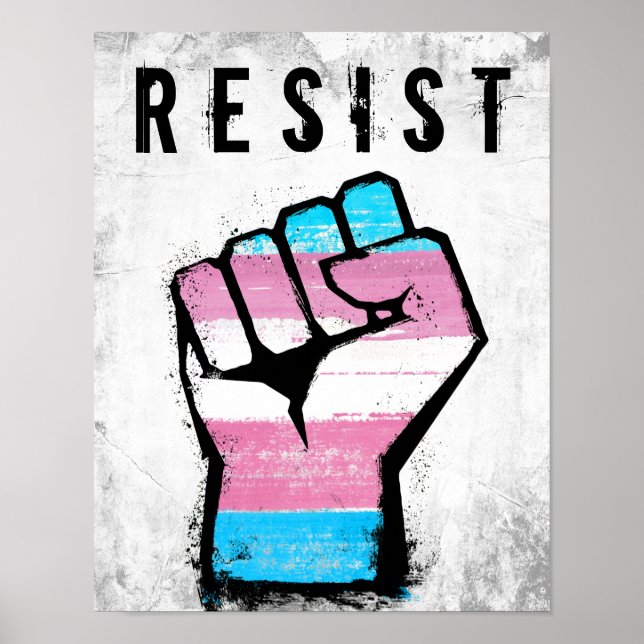 Transstolthet näve poster (Framsidan)