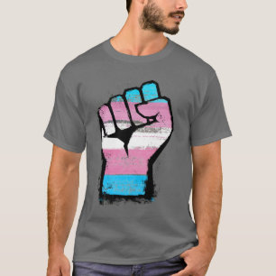 Transstolthet näve t shirt