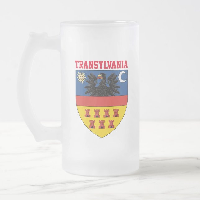 Transsylvanien jackar arm frostat ölglas (Vänster)