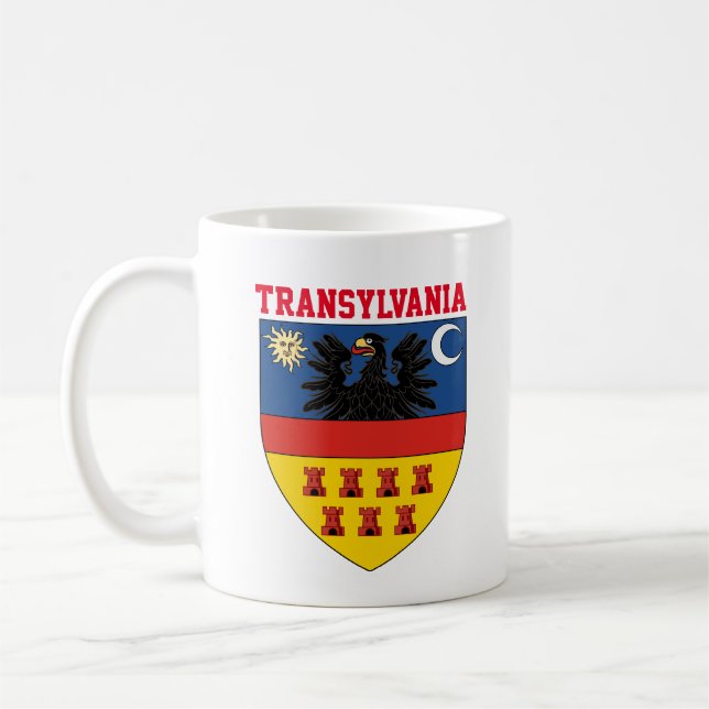 Transsylvanien jackar arm kaffemugg (Vänster)