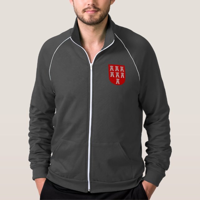 Transsylvaniens vapensköld röd vit t-shirt (Framsida)
