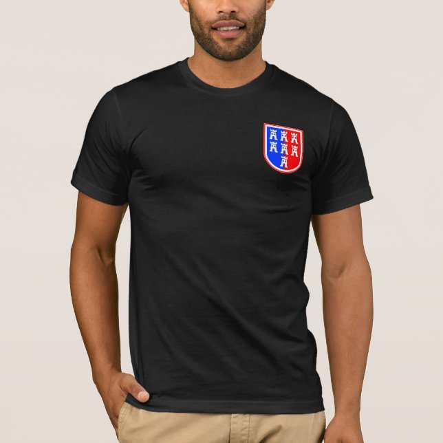 Transsylvanska sachsares visade vapen tee shirt (Framsida)