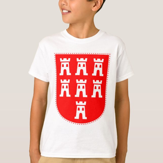 Transsylvanska sachsarnas vapensköld t shirt (Framsida)