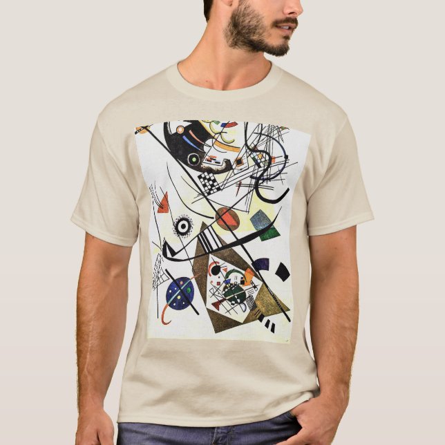 Transverse Line - Kandinsky T Shirt (Framsida)