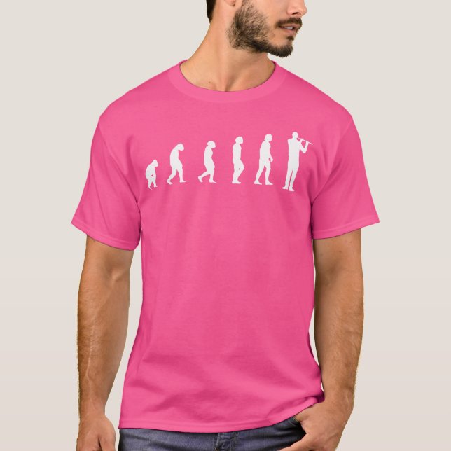 Transversell flöjt för utveckling t shirt (Framsida)