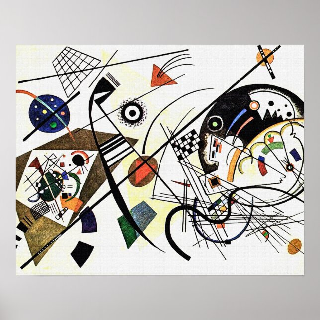 Transversell linje - Kandinsky Poster (Framsidan)