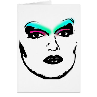 transvestit hälsningskort