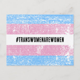 #TRANSWOMENAREWOMEN POSTCARD VYKORT