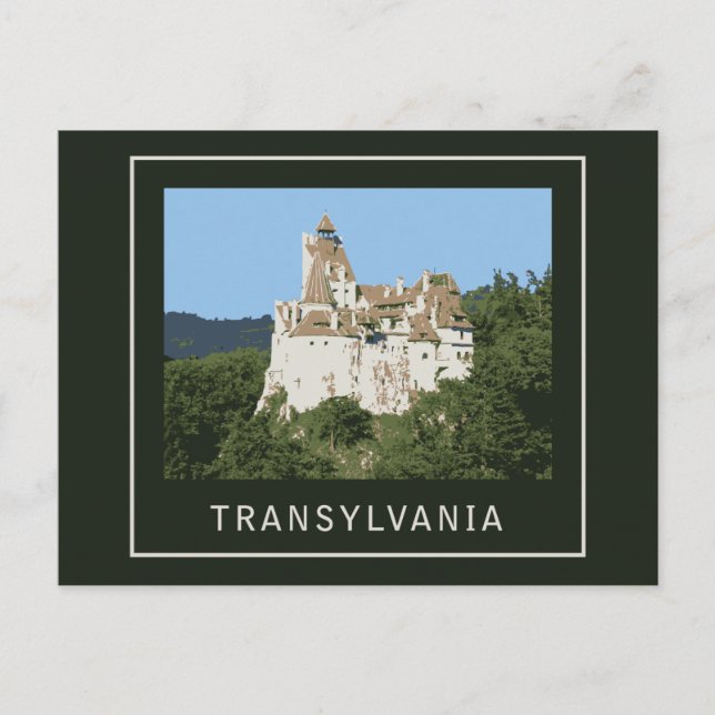 Transylvania Bran Castle Vykort (Framsida)