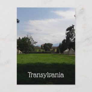 Transylvania liggande med slott vykort
