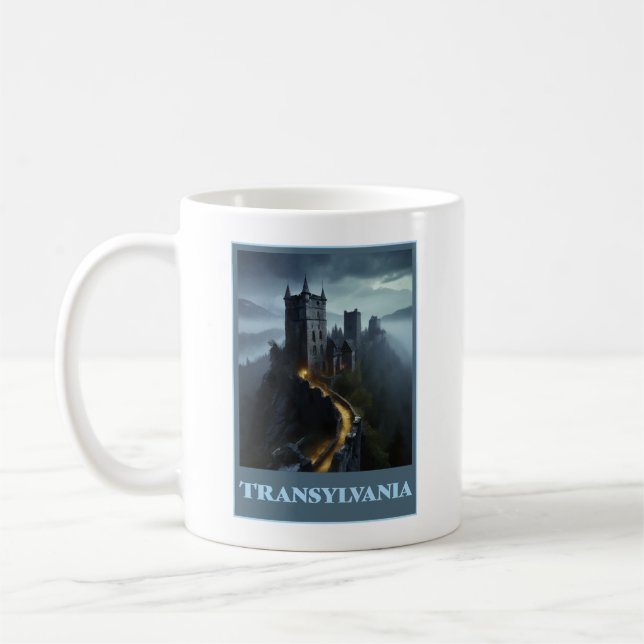 Transylvanias Rumänien Kaffemugg (Vänster)