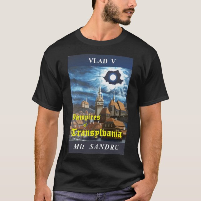 Transylvanias vampyrer t shirt (Framsida)