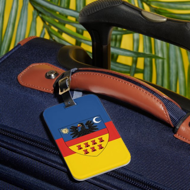 Transylvanien flagga bagagebricka (Framsida Insitu 1)