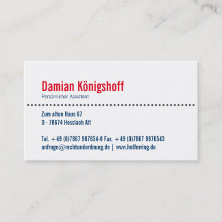 Transylvanien inspirerad visitkort