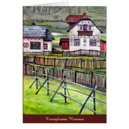 Transylvanien, Rumänien Hälsningskort