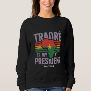 Traore är min president Burkina Faso Show Pride T Shirt