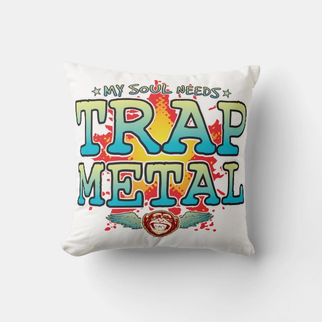 Trap Metall Soul Cushion Kudde (Framsida)
