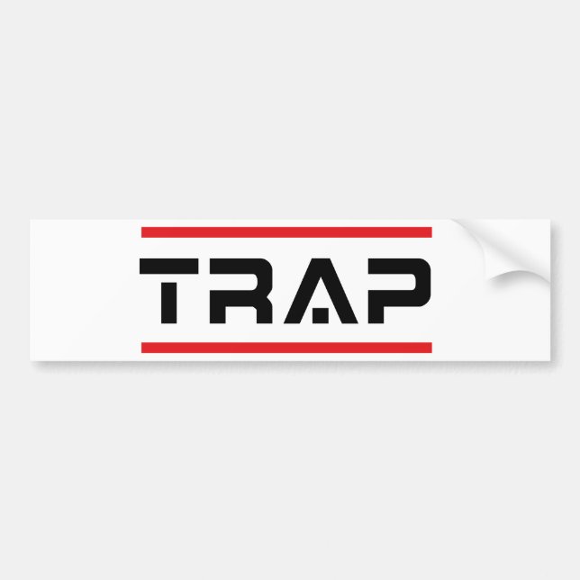 Trap Music Bildekal (Framsidan)