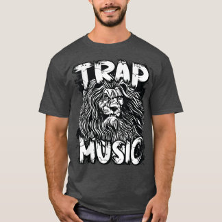 Trap Music Lion Graphic Rap Hip Hop Techno R&b3043 T Shirt