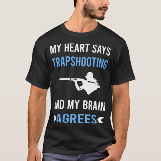 Trap Skjutande Ler Mål Skjutning T Shirt (Framsida)
