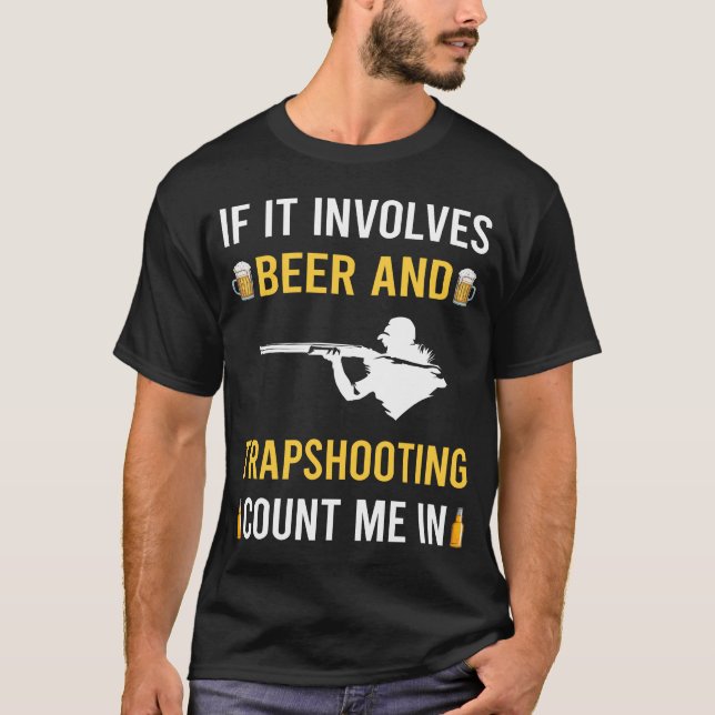 Trap Skjutning Ler Mål Skjutning T Shirt (Framsida)