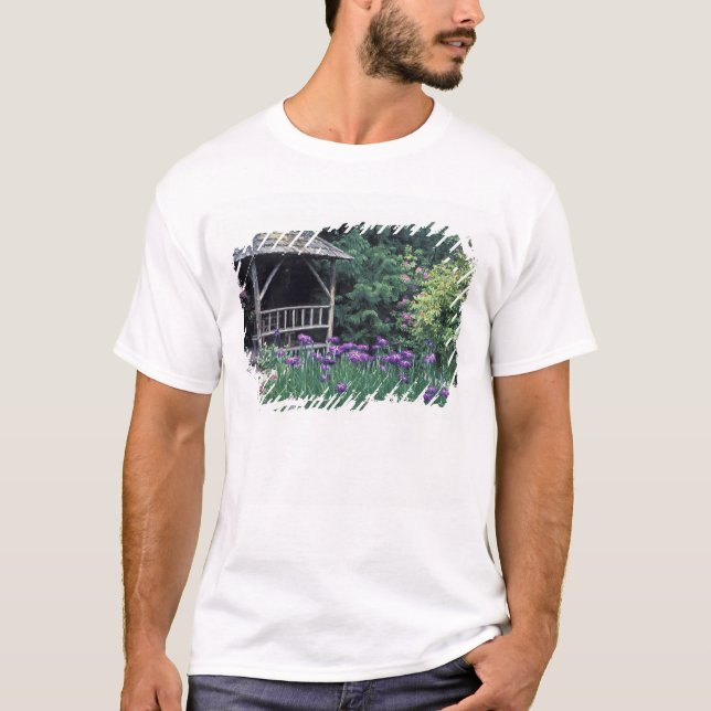 Träpaviljong i Sunken Garden i Tee Shirt (Framsida)