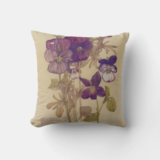 Träpensé av Charles Mackintosh Kudde (Framsida)