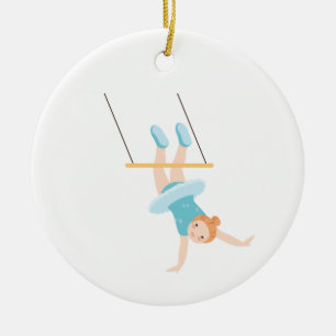 Trapeze Girl Julgransprydnad Keramik