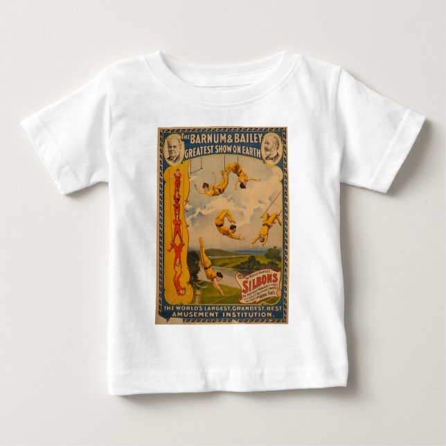 Trapezekonstnärer Barnum & borggård 1896 T-shirt (Framsida)