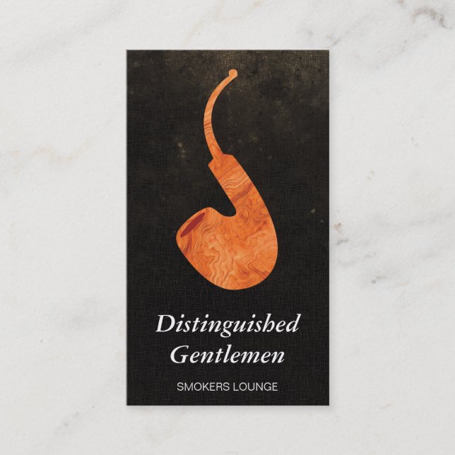 Träpipa 2 | Traditionell Visitkort (Framsida)