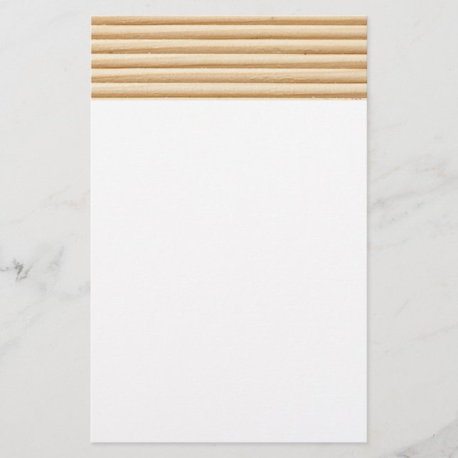 Träplank rand mönster brevpapper (Framsida)