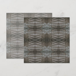 Träplankor med överlappande fogar, perspektiv sydv kort