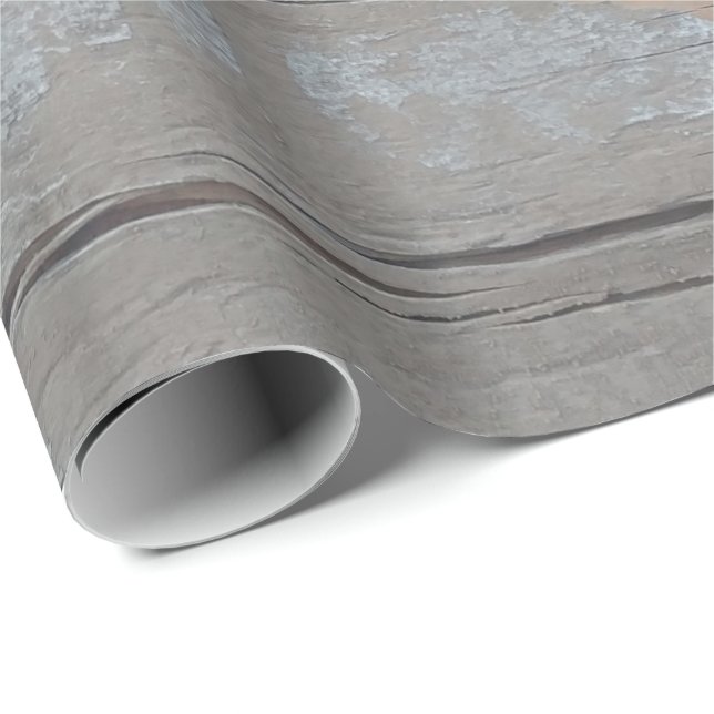 Träplattor av åldras som omsluter pappra presentpapper (Rullad Hörn)