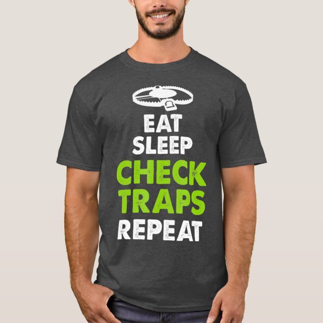 Trapor för att kontrollera strömsparläge Upprepa d T Shirt (Framsida)