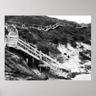 "Trappa till affisch för himmel" JTG-konst