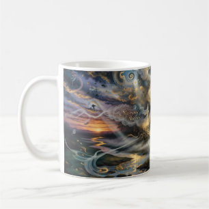 Trappa till himmel dröm skog fantasy-mugg kaffemugg