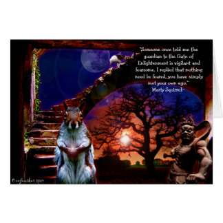 Trappa till himmel hälsningskort