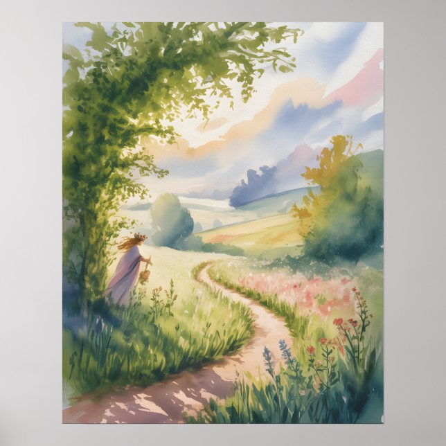 Trappa till himmel Majdrottning Poster (Framsidan)