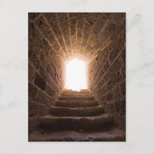 Trappa till himmelvykort vykort