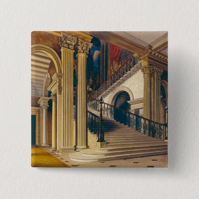 Trappafodral, Buckingham hus, från 'historien av Knapp (Framsida)