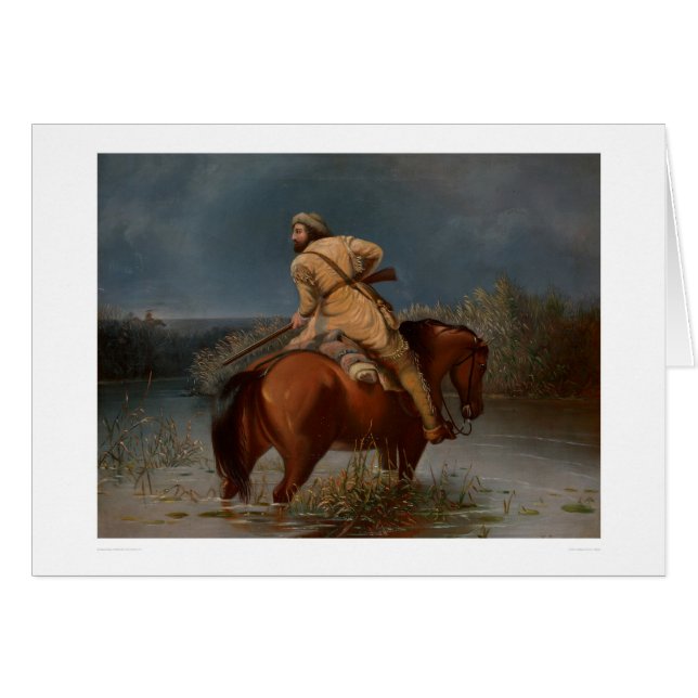 Trapper'sen som skjutas sist (1388A) Hälsningskort (Framsidan Horizontal)