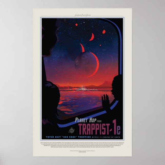 TRAPPIST-1e Poster (Framsidan)