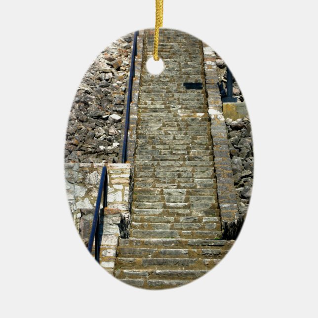 Trappor Julgransprydnad Keramik (Framsidan)