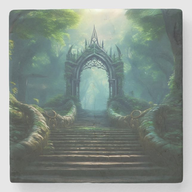 Trappor till Ancient Grind i Enchanted Forest Stenunderlägg (Framsidan)