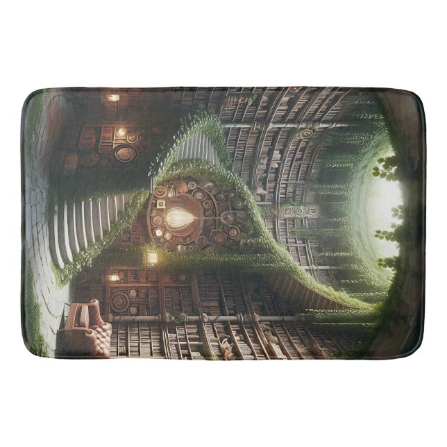 Trappor till en Bok Älskare Dream Badrumsmatta (Framsidan)